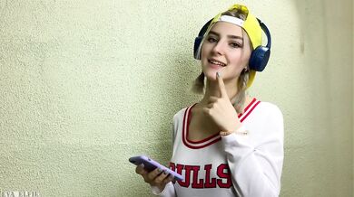 Horny schoolgirl teases her classmate and gets covered in cum - Eva Elfie