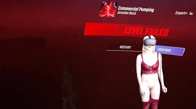 Gamer Girl Spanks Herself And Shows Boobs