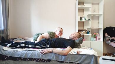 Stepmom sucks out every last drop of cum