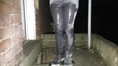 Alice - pissing my already wet jeans again & walking in public