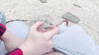 Blowjob in public in the park-Sweet girl swallows my sperm