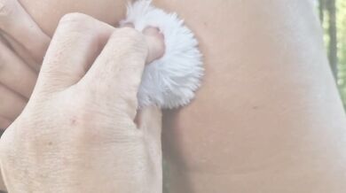 Bunny fucked in the forest