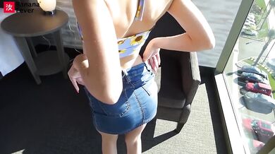 Tiny Blonde Kiara Cole With BananaFever In Need Of Asian Banana Treatment
