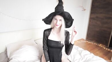 Naughty witch Shina wants to be fed her boyfriends cock