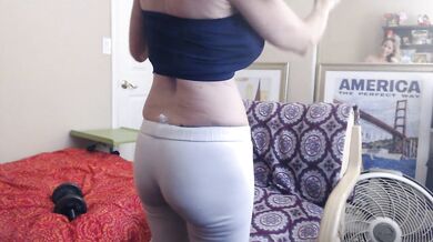 Your Daily Smoke & Tease Tara Smith July 5 2019 MILF Workout Big Tits