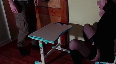 My teacher, a hot MILF asked me to stay after class