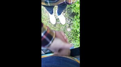 Outdoor fucking compilation - fucking my wife in public