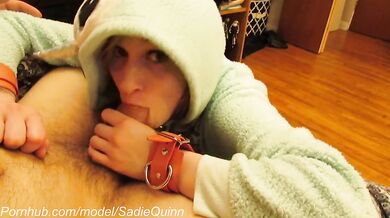 Sadie Quinn: Onesie Blowjob--A Welcome Workplace Distraction