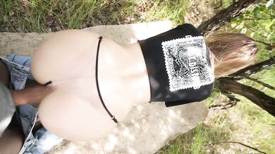 Wet Public Sex In The Woods - Scene In The Rain By Cherry Grace