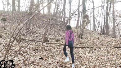 Girl looking for a place in the woods to give me a good blowjob