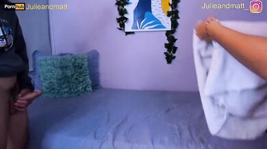 I fuck my girlfriend until she reaches orgasm.