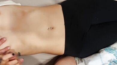 Cumshot on legging