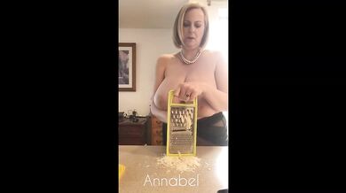 Annabel's Parmesan cheese play