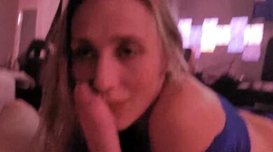 Blonde beauty in Blue Fucked on Camera