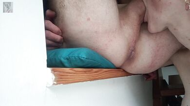 Hot rimming on husbond and Milf. Cumshot on pussy and female orgasm!