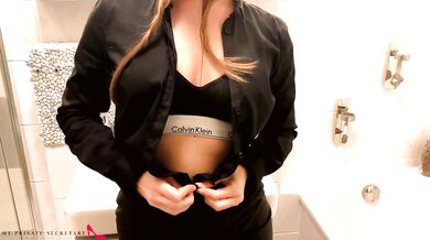 my private secretary takes a shower
