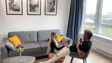 Tory Sweety was tied up until she revealed her secret. Hard fuck to orgasm, huge cumshot