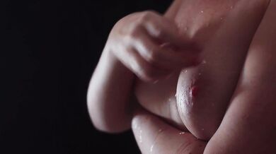 Photography Of Running ICE On My Nipples and Clit