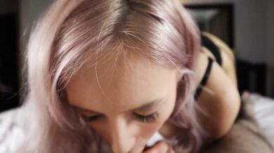 Sexy girl sucks dick in the hotel room. Roleplay Escort