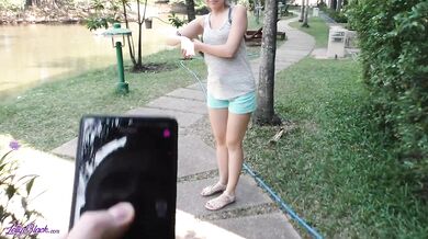 Remote Vibrator In Large Mall - Lot Of Fun With Letty Black