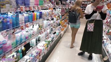 Remote Vibrator In Large Mall - Lot Of Fun With Letty Black