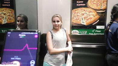 Remote Vibrator In Large Mall - Lot Of Fun With Letty Black