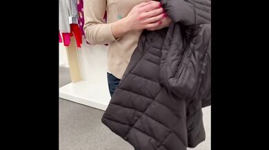 Naughty Milf Secretly Wears Remote Control Vibrator in Public Shopping Again!—CumPlayWithUs2