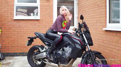 Smoking Biker