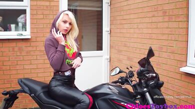 Smoking Biker