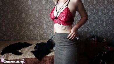 Babe in Sexy Lingerie Hard Pussy Fuck and Tity Fuck Big Cock to Cumshot