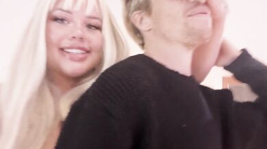 my ex with big tits and big ass surprises me and rides cowgirl and reverse cowgirl with blowjob POV