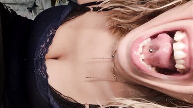 Some long tongue and spit fetish