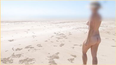 Exhibitionist Wife Beach Voyeur 4k Fully Nude Wifey Does - OF @wifeydoespremium