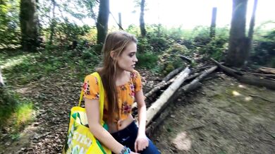 Young Sophie on the way to shoot