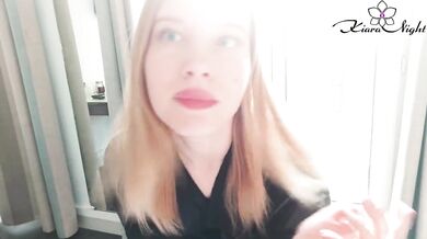 Girl Demonstrate Sexy Body and Masturbate Pussy in front of Window