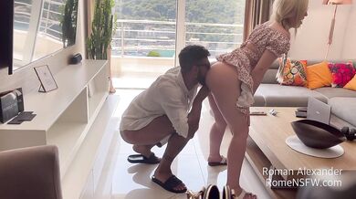 Petite Blonde FUCKED on Vacation until her legs stopped working