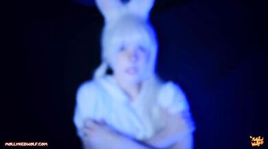 Cosplay ‎Beastars. Bunny girl sucks hard on your big dick - MollyRedWolf