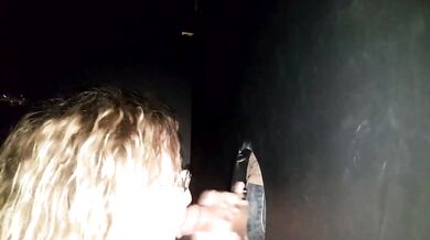 Gloryhole sucking and fucking for Essex Girl Lisa
