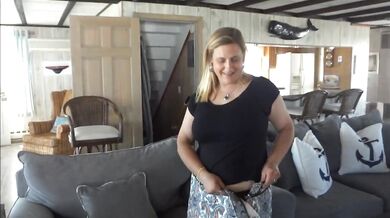 Quick Fuck while house sitting beautiful BIG ASS, Big Tits Frangelica cum