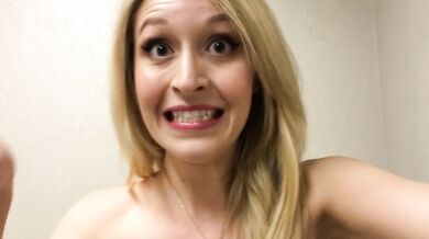 Ginger Banks - Dildo in the Dressing Room