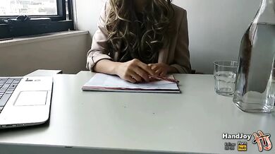 HandJoy * Secretary gives a Footjob the Under Table * request by fffan1875