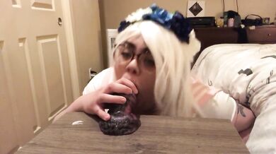 Bbw School Girl Takes a Monster Cock!