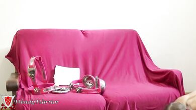 Plugged, chastity-belted, and diapered