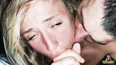 POV hairy pussy fucking and thick facial for my sexy classmate in college dorm after party