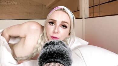 POV JOI ASMR Mutual Masturbation Before Bed Cum With Dirty Talk And Moaning - Remi Reagan