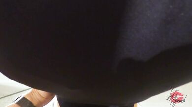 PUBLIC DRESSING ROOM QUICK FUCK - Fucked my MILF wife in public for the first time, cum on ass