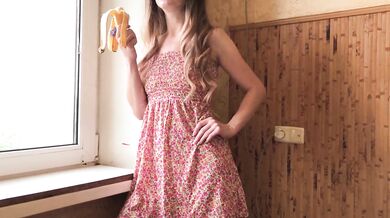 Part 3 - Accidentally Cum In Step Sister's Virgin Pussy And Her Wet Panties - Russian With Dialogue
