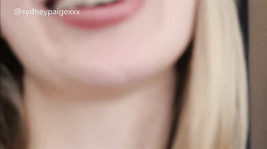 Sydney Paige Teases You to Cum All Over Her Braces