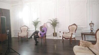 Backstage from PVC photosession selfie video