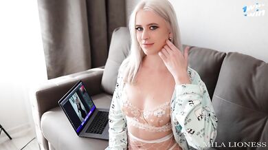 Mila Lioness Almost Choked On Her Boyfriend's Huge Bolt